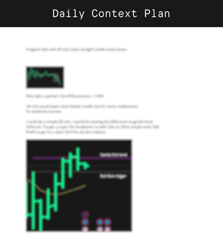 Daily Context Plan